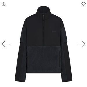 NWT Skims Oversized Half Zip Fleece Pullover